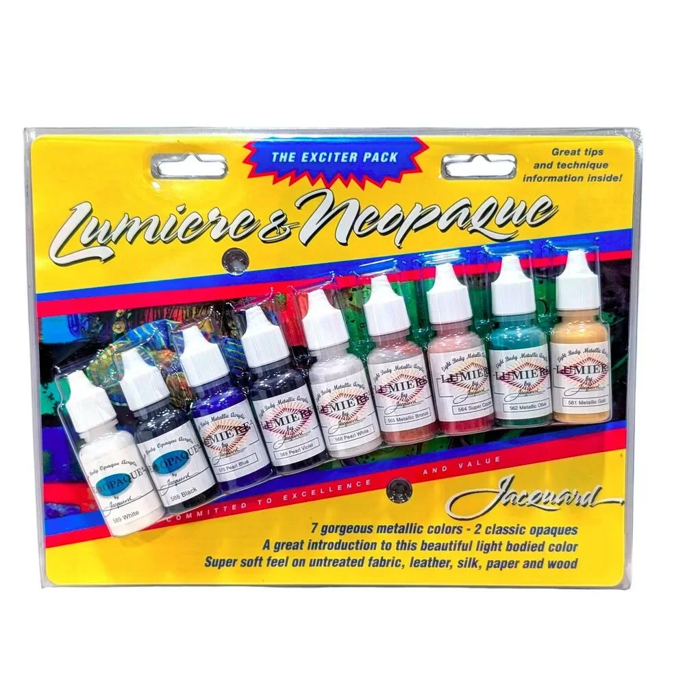 Jacquard Lumiere Exciter Packs Lot – 2 Halo Jewel and 1 Neopaque New & Sealed